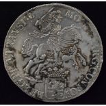 Netherlands, Holland, Ducaton, 1734, issued for the province of Overyssel, Obverse: Armoured