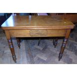 Victorian mahogany fold over tea table Condition reports are not available for our Interiors Sale.