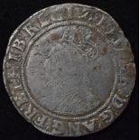 Queen Elizabeth I, Shilling, Sixth Issue, Crowned bust l. with A mintmark (1582-4), ELIZAB,