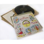 Two H.M.V children's 78's (Snow White), Vera Lynn "If You GO" 78 (Sample-not for sale), Two single