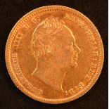 King William IV, Large-size Half-Sovereign, 1835, large size (19.4mm), bare head r. R. crowned