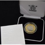 Royal Mint, Sir Isaac Newton, 2017, United Kingdom, 50p, Silver Proof Piedfort Coin, from an edition