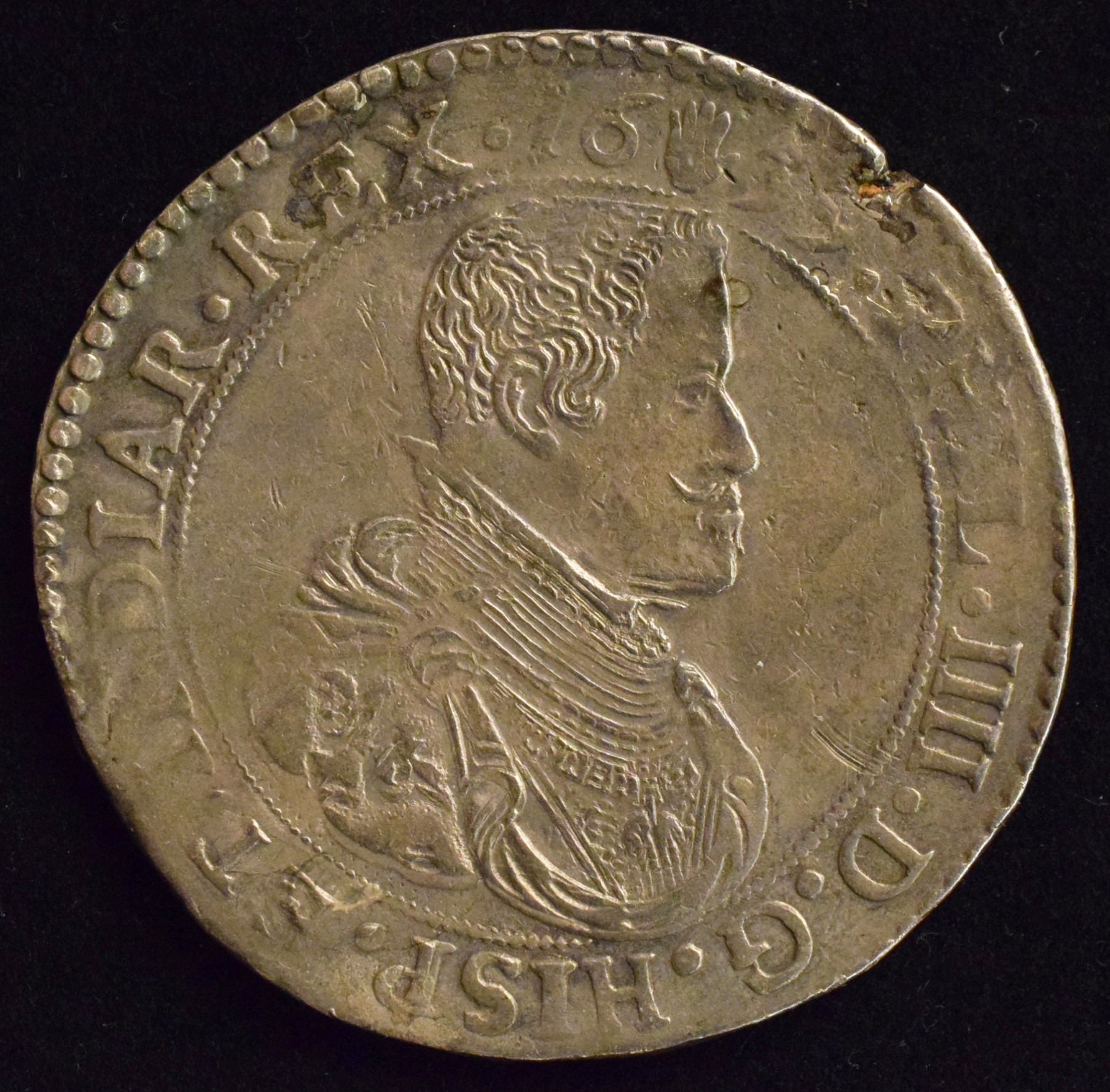 King Philip IV, Ducaton, 1639, Spanish Netherlands - Brabant, Antwerp mint, Draped and armoured bust