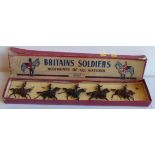 Britain's Soldiers "Regiments Of All Nations" box containing 5 soldiers on horseback "The Queens Own