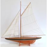 Model sailing ship