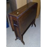 Edwardian mahogany and inlaid Sutherland table Condition reports are not available for our Interiors