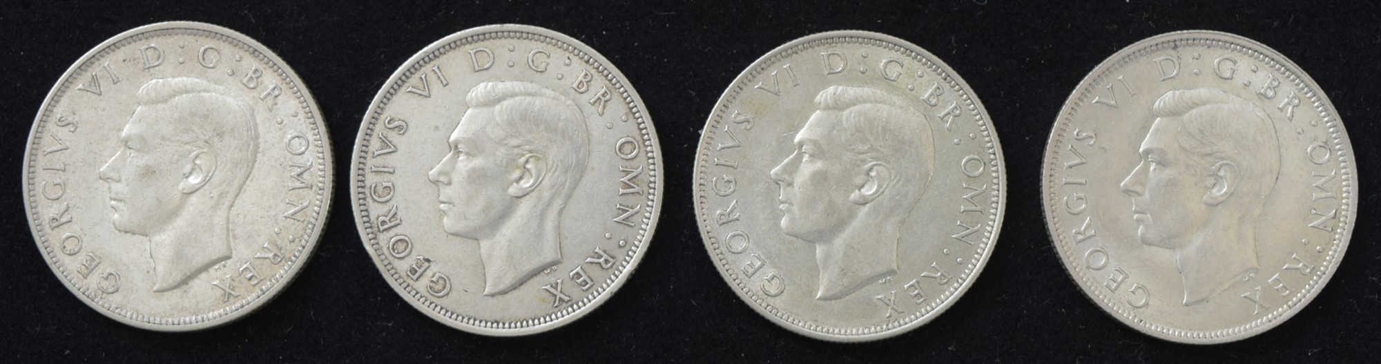 Two King George V pennies, both dated 1927, one King George VI threepence dated 1938 and four King - Image 3 of 4