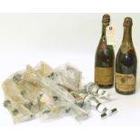 A bottle of Moet & Chandon from 1919 given to celebrate the close of the First World War and a