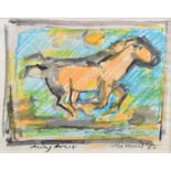 James Lawrence Isherwood F.R.S.A., F.I.A.L. (1917-1989), "Moving Horse", signed, titled and dated '