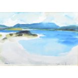 Brian Dobson, 20th century, "Iona", signed and titled, watercolour, 51.5 x 72cm, 20.25 x 28.25in.