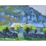 Paul Greer, 20th century, "Rhyd Ddu", signed, titled and dated 2014 on verso, oil on board, 19 x