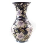 Moorcroft Sophie Christina vase, designed by Sian Leeper, marked as a second, 33cm high For a