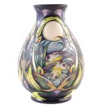 Moorcroft Shearwater Moon vase, designed by Emma Bossons No. 39/150 seconds mark 25cm high For a