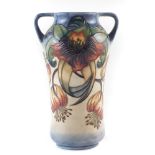 Moorcroft Anna Lily vase, designed by Nicola Slaney, marked as a second, 26cm high For a condition