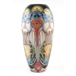 Moorcroft vase , decorated with Dasara pattern after Kerry Goodwin No.71/200, seconds mark, 36.5cm