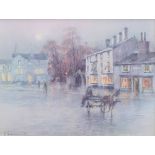 Bob Richardson (1938-), "Ye Olde Cock Inn, Didsbury", signed and dated '76, pastel, 33.5 x 43cm,