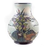 Moorcroft Islay pattern vase , designed by Rachel Bishop, 23cm high For a condition report please