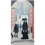 After Laurence Stephen Lowry R.A. (British, 1887-1976), "The Two Brothers", signed in pencil in