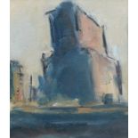 Ghislaine Howard (b.1953), "Demolition Scene, Salford No.5", signed and titled on verso, oil on