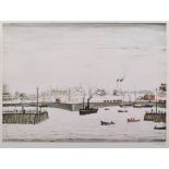 After Laurence Stephen Lowry R.A. (1887-1976), "The Harbour", signed in pencil in the margin, with