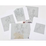 Don Mckinlay (1929-2017), Quantity of various original sketches mainly portraits and group