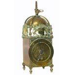 Brass 1937 lantern clock Condition reports are not available for our Interiors Sales.