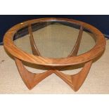 G. Plan teak astro coffee table 84cm diameter Condition reports are not available for our