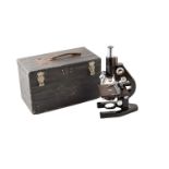 A Bausch & Lomb Optical Co. microscope, Rochester N. Y, U.S.A. With Carl Zeiss Jena Lens. On 'Y'