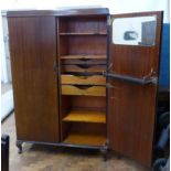 Mahogany "Compactum" wardrobe Condition reports are not available for our Interiors Sales.