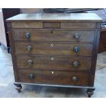 Victorian mahogany chest of drawers Condition reports are not available for our Interiors Sales.