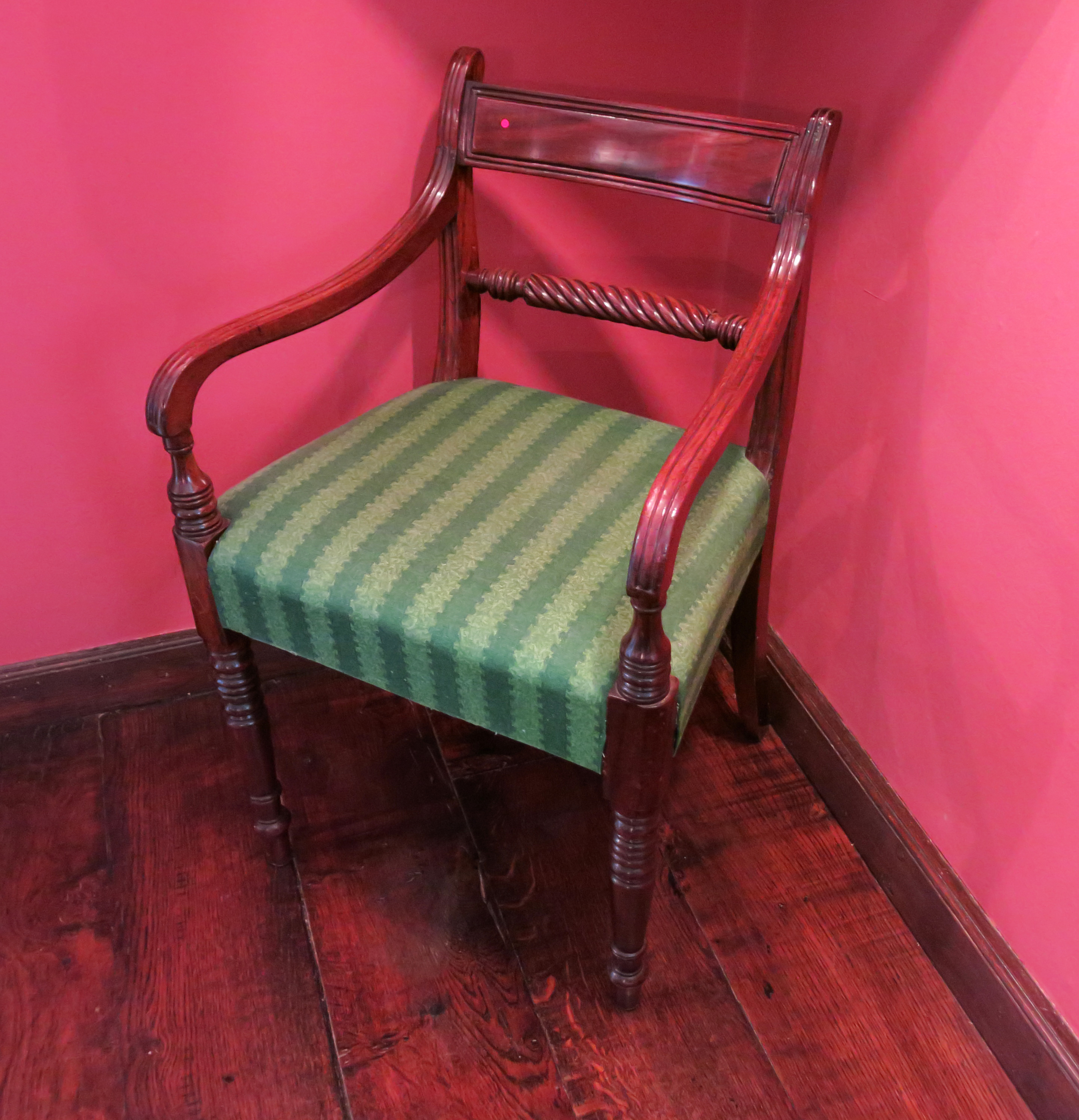 A harlequin set of twelve 19th century mahogany bar back dining chairs,