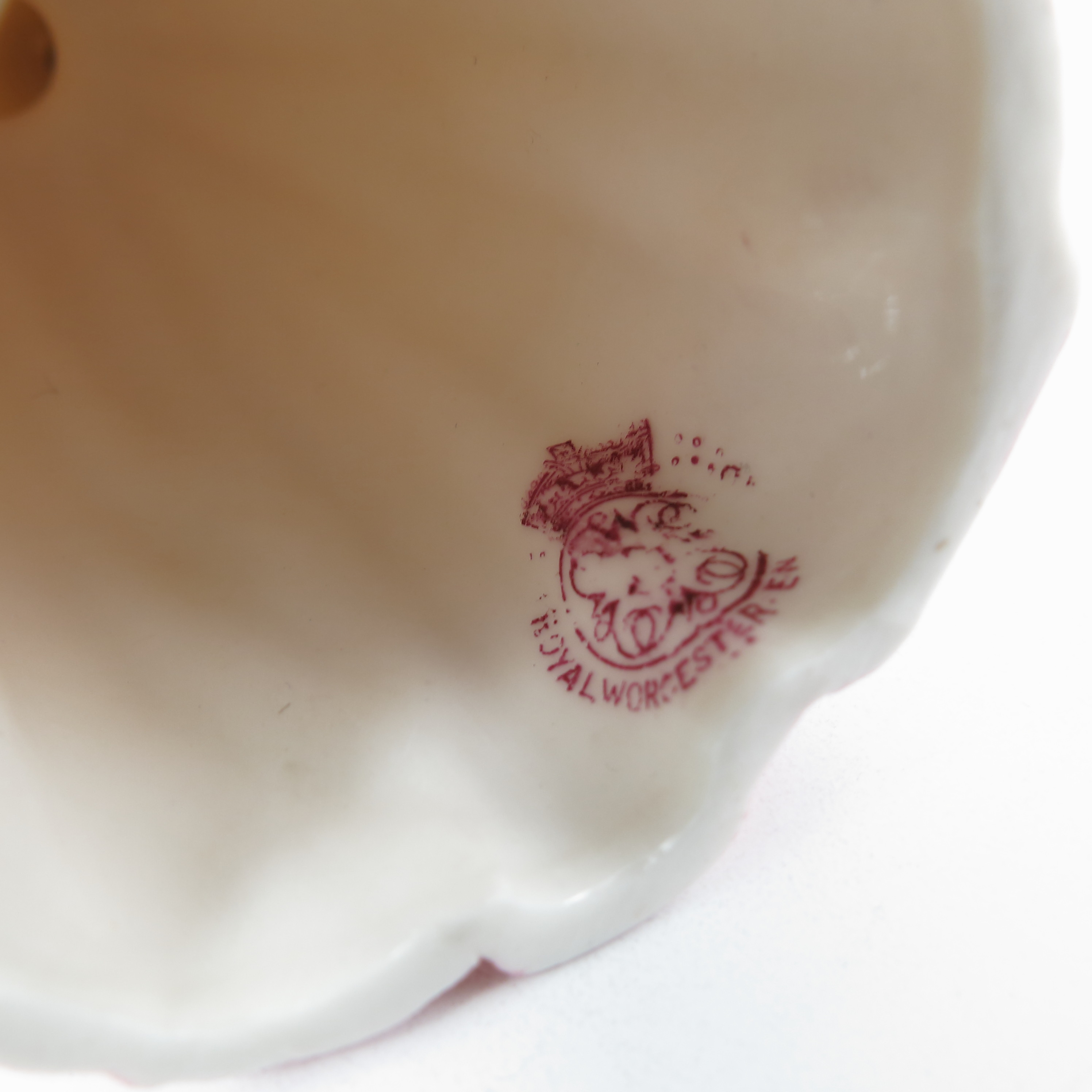 A Royal Worcester candle snuffer, 'Confidence', as Jenny Lind, pink dress, - Image 2 of 3