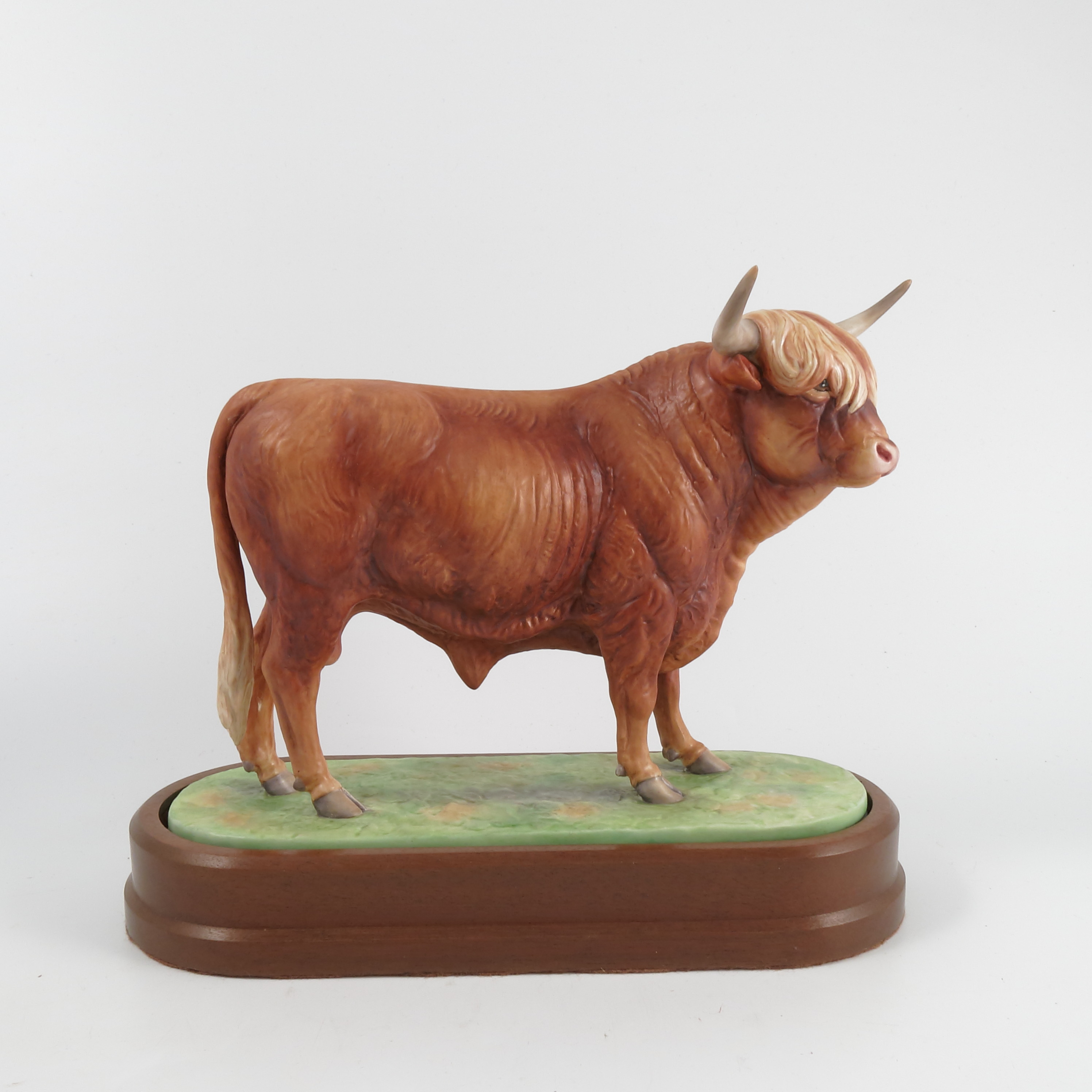 A Royal Worcester limited edition model, Highland Bull, modelled by Doris Lindner, - Image 4 of 5