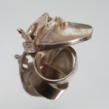 Bjorn Weckstrom for Lapponia, a silver ring, Jaara's Dream,