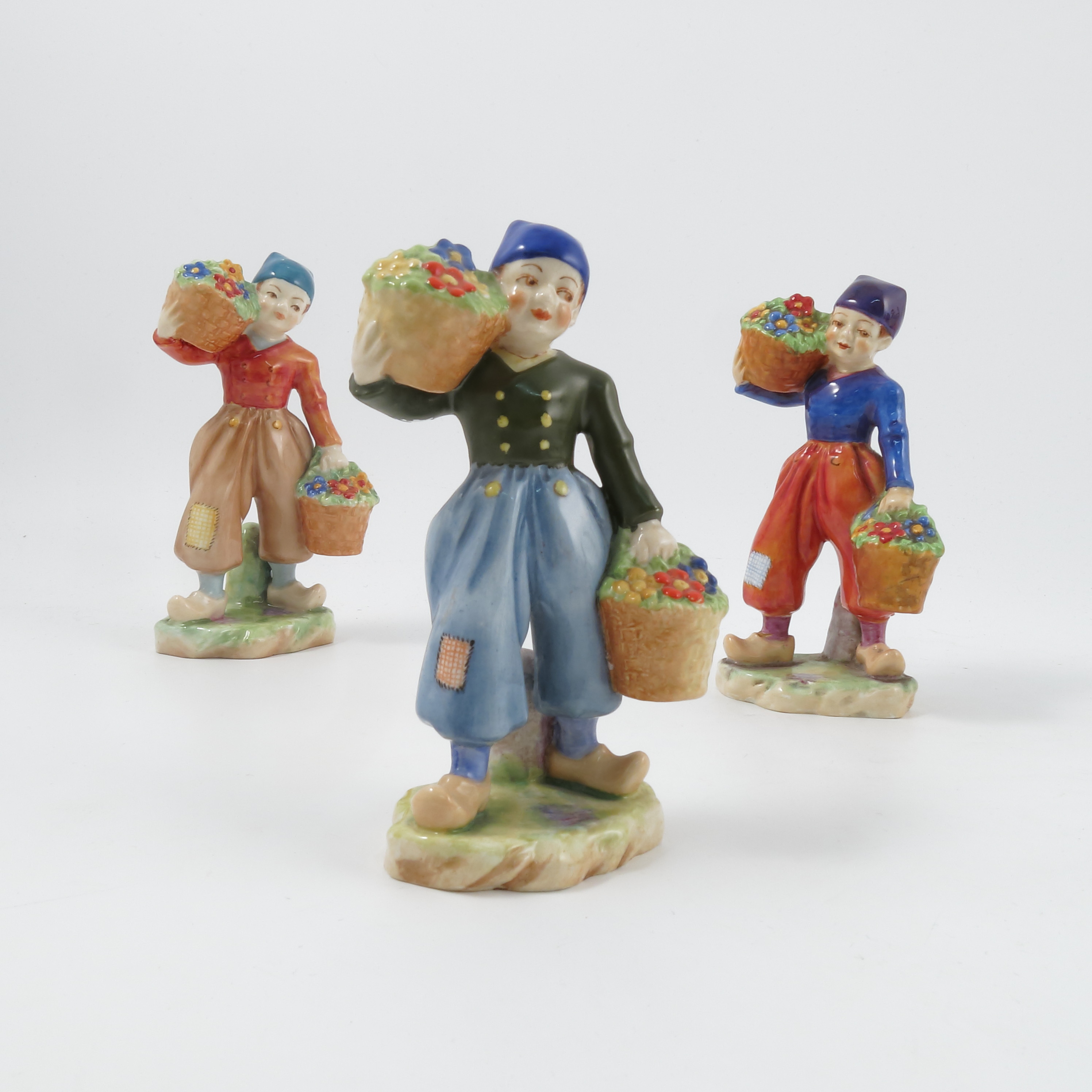 Three Royal Worcester figures,