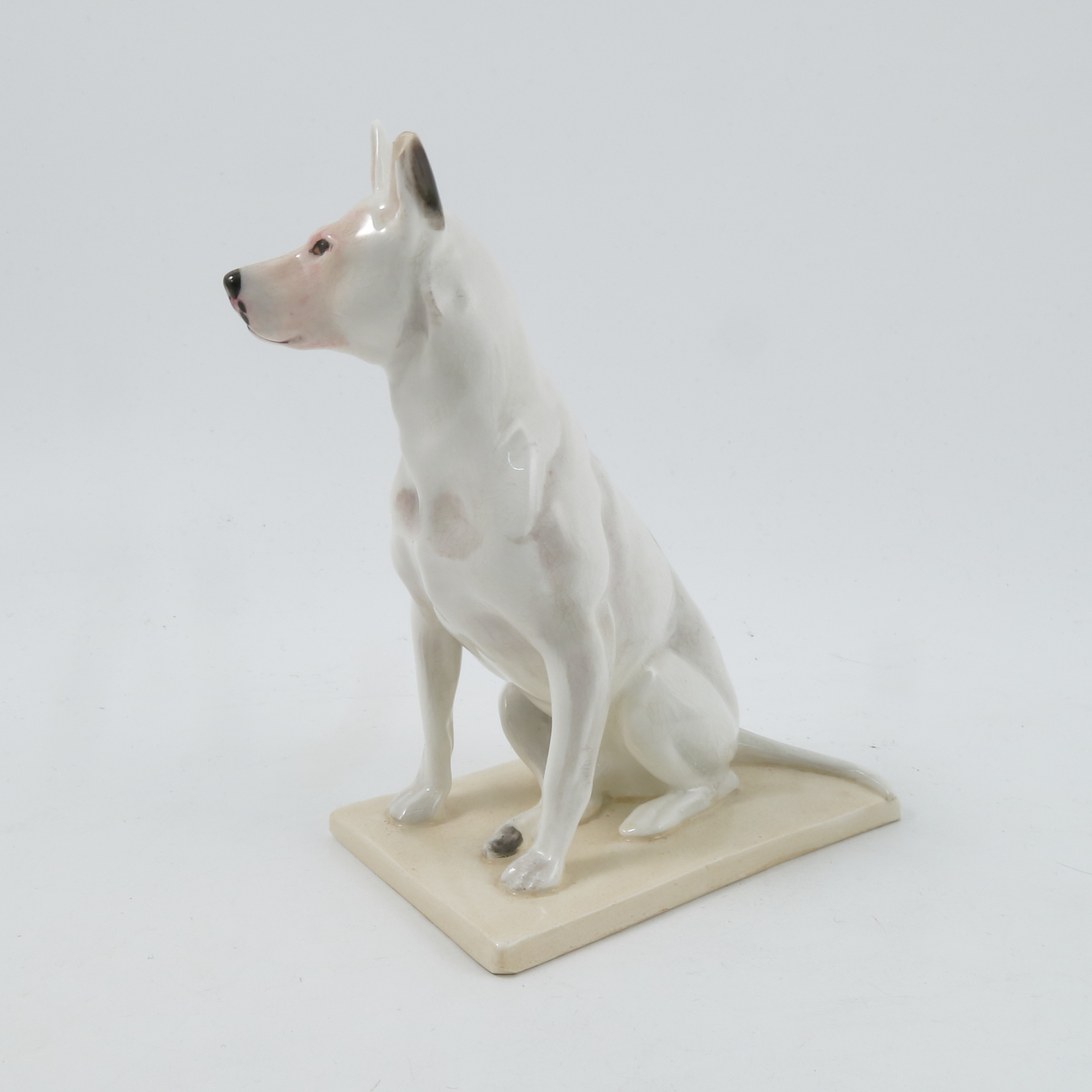 A Royal Worcester model, of Bill the Bull Terrier, modelled by Doris Lindner, shape no. - Image 2 of 2
