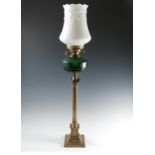 A Duplex oil lamp,