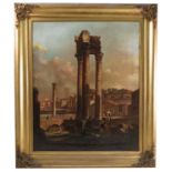 A 19th century oil on canvas, possibly signed Vincenzo Giovannini,