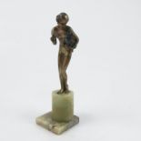 Josef Lorenzl, an Art Deco silvered bronze figure,