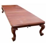 A large early Victorian Cuban Mahogany extending d