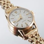 Rolex Precision, a lady's 9 carat gold mechanical