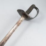 An officers dress sword, with pierced and engraved