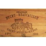 2000 Chateau Ducru-Beaucaillou, grand cru St Julien, 6 bottle case