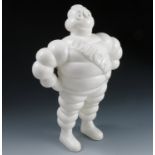 A 1981 model, of the Michelin Man, in white, marked to base, height 13ins