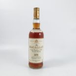 A bottle of The Macallan, 18 year single Malt Whis