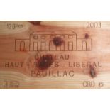 2003 Chateau Haut-Bages-Liberal, Pauillac, 12 bott