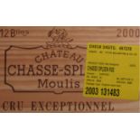 2000 Chateau Chasse Spleen, Moulis, 12 bottle case