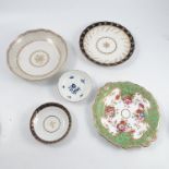 A group of 19th century porcelain, to include two