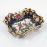 A Samson of Paris porcelain dish, of square form a