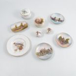 A collection of Royal Worcester, comprising a pot